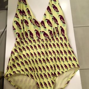 🦜 Brand New! H&M One Piece Halter Swimsuit Size 6